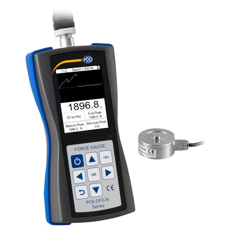 Pce Instruments Force Gauge, 0 to 2 kN PCE-DFG NF 2K